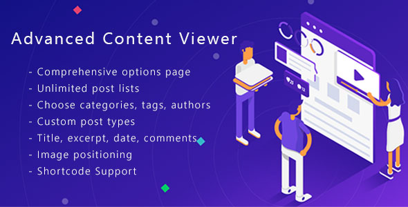 Advanced Content Viewer Plugin Preview - Rating, Reviews, Demo & Download