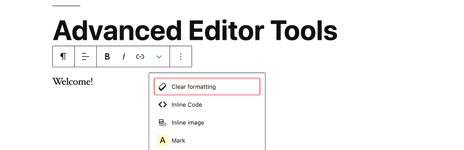 Advanced Editor Tools Preview Wordpress Plugin - Rating, Reviews, Demo & Download
