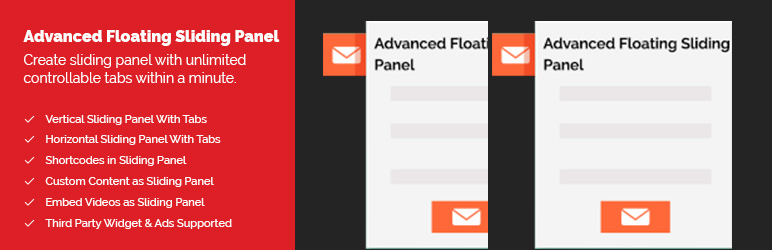 Advanced Floating Sliding Panel Preview Wordpress Plugin - Rating, Reviews, Demo & Download