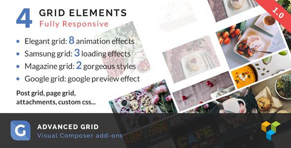 Advanced Grid | WPBakery Page Builder Add-on Preview Wordpress Plugin - Rating, Reviews, Demo & Download