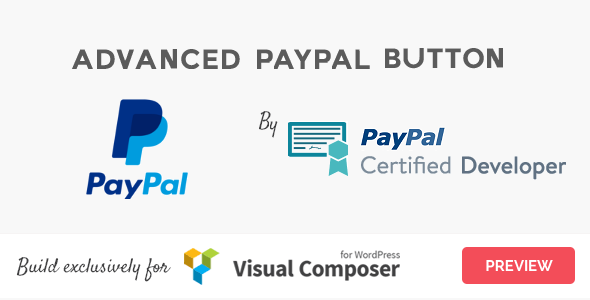 Advanced PayPal Button For Visual Composer Preview Wordpress Plugin - Rating, Reviews, Demo & Download