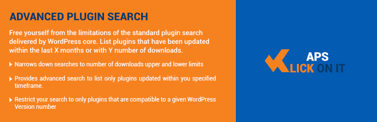 Advanced Plugin Search Preview - Rating, Reviews, Demo & Download