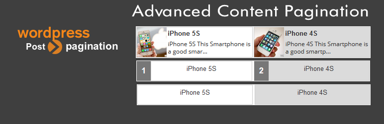 Advanced Post Pagination Preview Wordpress Plugin - Rating, Reviews, Demo & Download