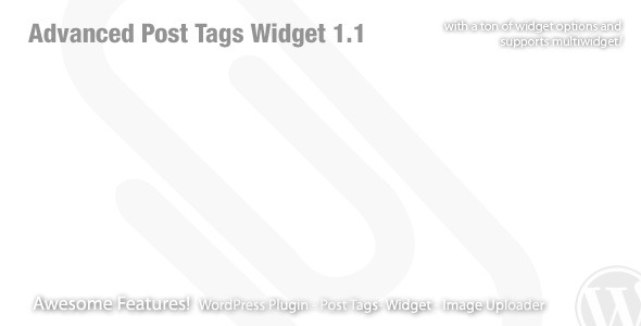 Advanced Post Tags Widget – WordPress Plugin Preview - Rating, Reviews, Demo & Download