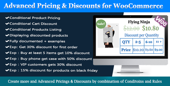 Advanced Pricing & Discounts For WooCommerce Preview Wordpress Plugin - Rating, Reviews, Demo & Download