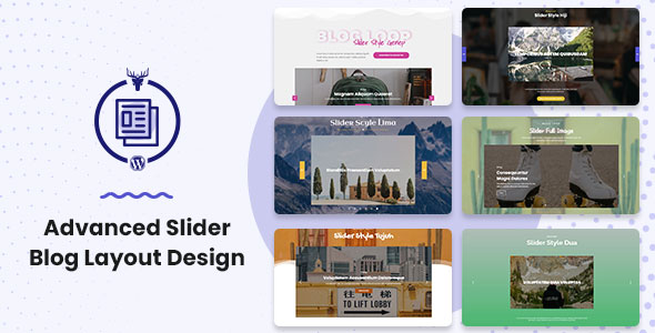 Advanced Slider Blog Layout Design Preview Wordpress Plugin - Rating, Reviews, Demo & Download