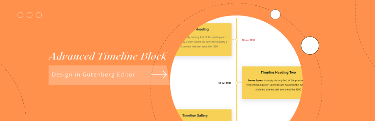 Advanced Timeline Block Preview Wordpress Plugin - Rating, Reviews, Demo & Download