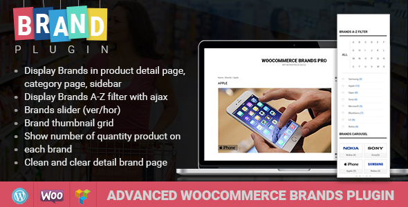 Advanced WooCommerce Brands Plugin Preview - Rating, Reviews, Demo & Download