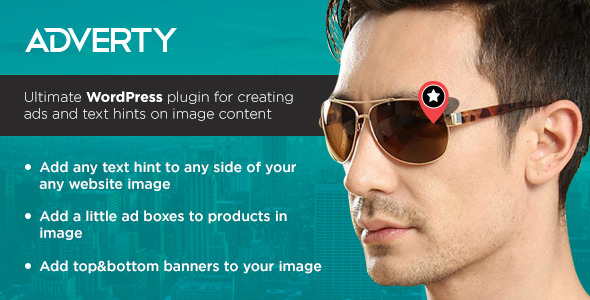 Adverty – Tags And Ads On Images Preview Wordpress Plugin - Rating, Reviews, Demo & Download