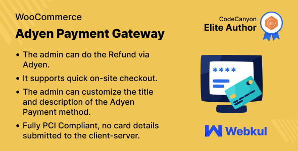 Adyen Payment Gateway For WooCommerce Preview Wordpress Plugin - Rating, Reviews, Demo & Download