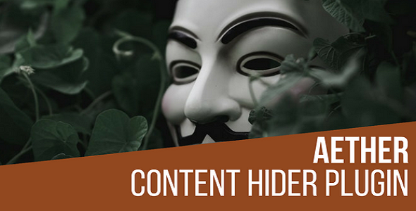 Aether Content Hider Plugin For WordPress Preview - Rating, Reviews, Demo & Download