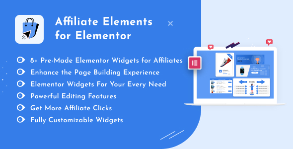 Affiliate Elements For Elementor Preview Wordpress Plugin - Rating, Reviews, Demo & Download