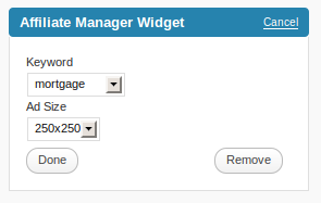 Affiliate Manager Preview Wordpress Plugin - Rating, Reviews, Demo & Download