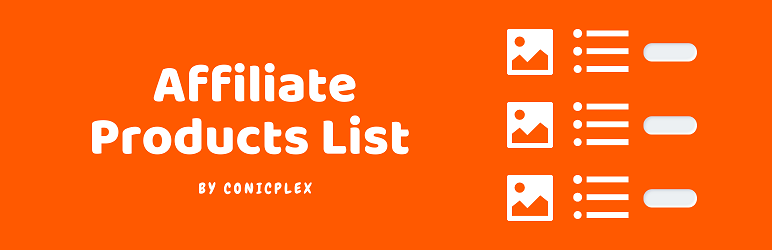 Affiliate Products List By ConicPlex Preview Wordpress Plugin - Rating, Reviews, Demo & Download