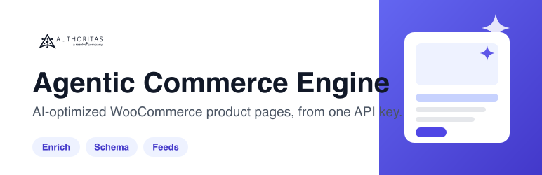 Agentic Commerce Engine Preview Wordpress Plugin - Rating, Reviews, Demo & Download