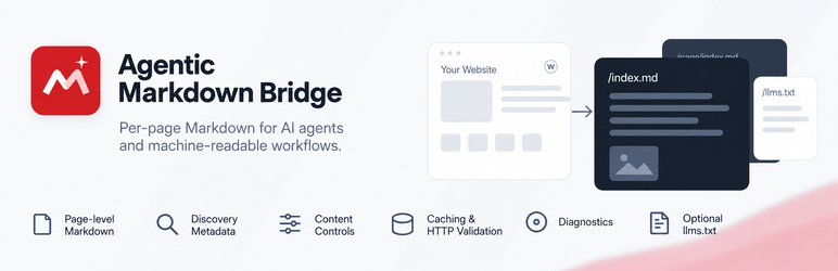 Agentic Markdown Bridge Preview Wordpress Plugin - Rating, Reviews, Demo & Download