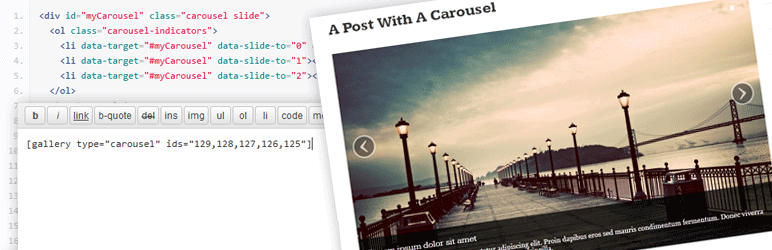 Agnosia Bootstrap Carousel By AuSoft Preview Wordpress Plugin - Rating, Reviews, Demo & Download