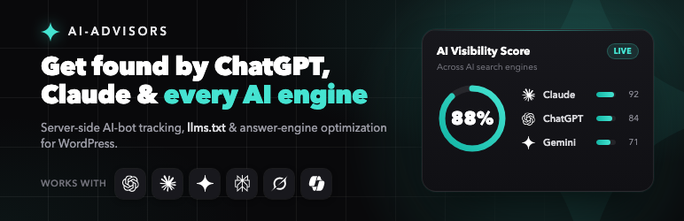 AI-Advisors Preview Wordpress Plugin - Rating, Reviews, Demo & Download