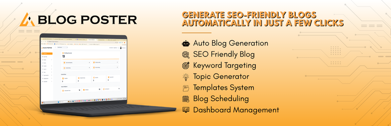 AI Blog Poster Preview Wordpress Plugin - Rating, Reviews, Demo & Download
