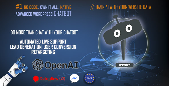 AI ChatBot For Automated Live Chat Support Preview Wordpress Plugin - Rating, Reviews, Demo & Download