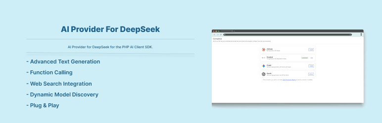 AI Provider For DeepSeek Preview Wordpress Plugin - Rating, Reviews, Demo & Download