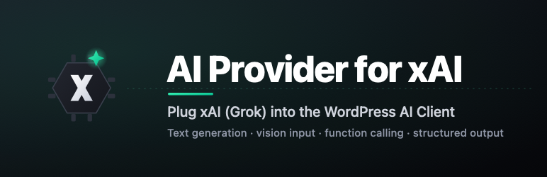AI Provider For XAI Preview Wordpress Plugin - Rating, Reviews, Demo & Download