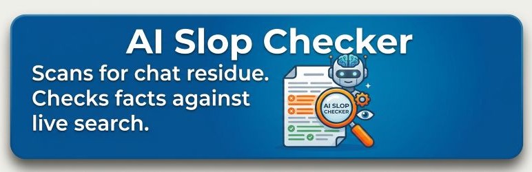 AI Slop Checker Preview Wordpress Plugin - Rating, Reviews, Demo & Download