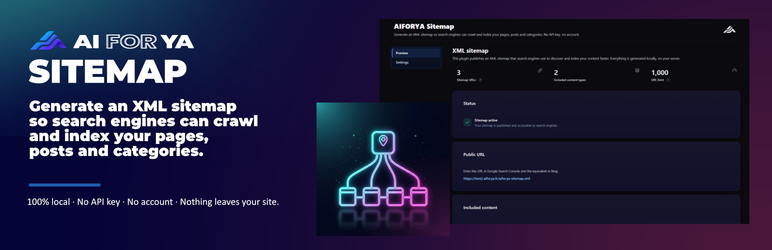 AIFORYA Sitemap Preview Wordpress Plugin - Rating, Reviews, Demo & Download