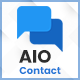 AIO Contact – All In One Contact Widget – Support Button