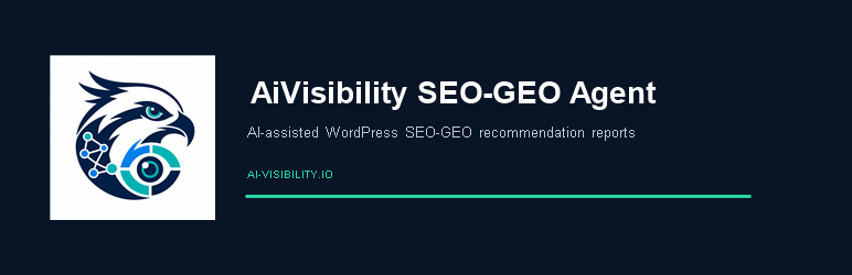 AiVisibility SEO-GEO Agent Preview Wordpress Plugin - Rating, Reviews, Demo & Download