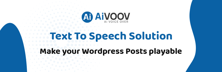 AiVOOV – Realistic Text To Speech & AI Voice Generator Online Preview Wordpress Plugin - Rating, Reviews, Demo & Download