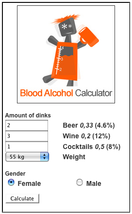 Alcohol Calculator Preview Wordpress Plugin - Rating, Reviews, Demo & Download
