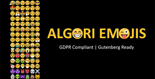 Algori Emojis Plugin for Wordpress Gutenberg Preview - Rating, Reviews, Demo & Download