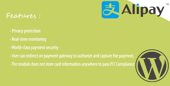 Alipay Cross Border Online Payment Preview Wordpress Plugin - Rating, Reviews, Demo & Download