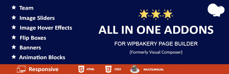 All In One Addons For WPBakery Page Builder  (formerly Visual Composer) Preview Wordpress Plugin - Rating, Reviews, Demo & Download