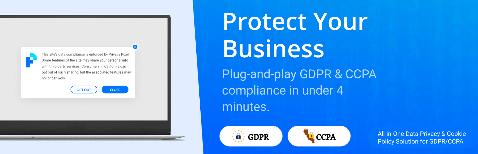 All-in-One Data Privacy & Cookie Policy Solution For GDPR/CCPA Preview Wordpress Plugin - Rating, Reviews, Demo & Download