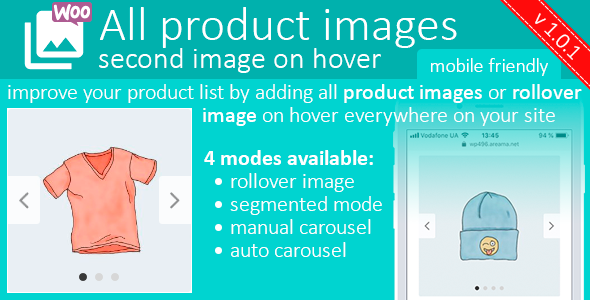 All Product Images Or Second Image (rollover) On Hover Preview Wordpress Plugin - Rating, Reviews, Demo & Download