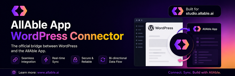 Allable Connector Preview Wordpress Plugin - Rating, Reviews, Demo & Download