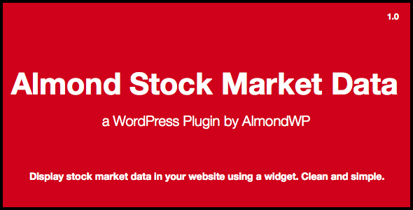 Almond Stock Market Data Preview Wordpress Plugin - Rating, Reviews, Demo & Download
