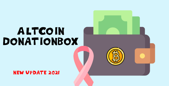 AltCoin DonationBox Shortcode – Crypto Donate Preview Wordpress Plugin - Rating, Reviews, Demo & Download
