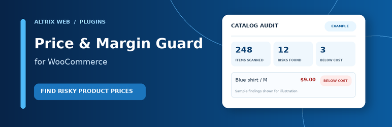 Altrix Price & Margin Guard For WooCommerce Preview Wordpress Plugin - Rating, Reviews, Demo & Download