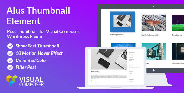 Alus Thumbnails – Visual Composer Addon Preview Wordpress Plugin - Rating, Reviews, Demo & Download