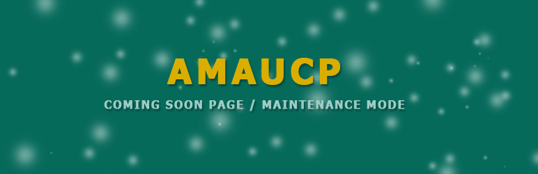 AMAUCP | Coming Soon Page / Maintenance Mode Preview Wordpress Plugin - Rating, Reviews, Demo & Download