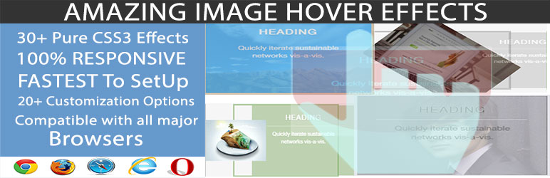 Amazing Image Hover Effects Preview Wordpress Plugin - Rating, Reviews, Demo & Download