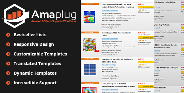 Amazon Affiliate Plugin – Amaplug Preview - Rating, Reviews, Demo & Download