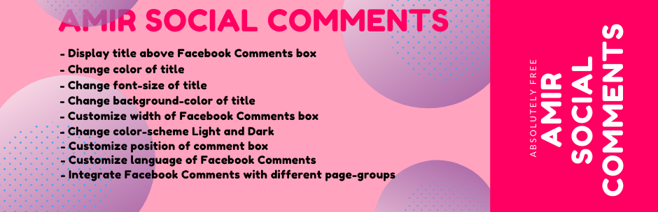 Amir Social Comments WordPress Preview - Rating, Reviews, Demo & Download