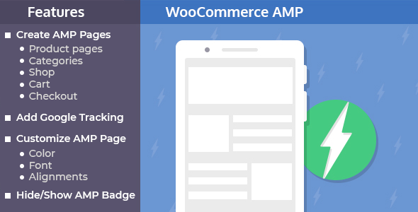 AMP Plugin For WooCommerce Preview - Rating, Reviews, Demo & Download