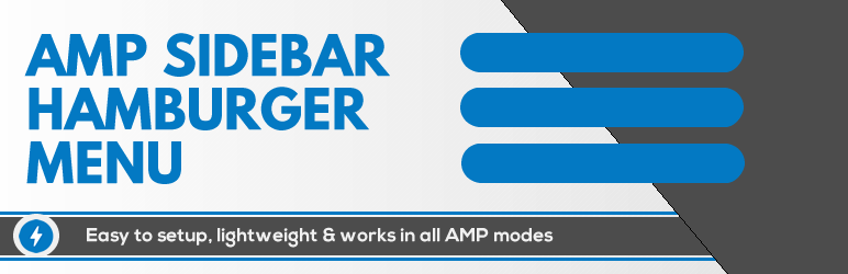 AMP Sidebar Hamburger Menu Preview Wordpress Plugin - Rating, Reviews, Demo & Download