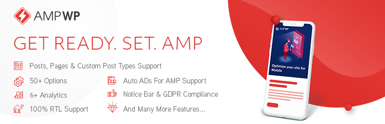 AMP WP – Google AMP Plugin for Wordpress Preview - Rating, Reviews, Demo & Download