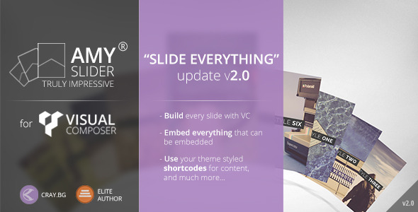 AMY Slider For Visual Composer Preview Wordpress Plugin - Rating, Reviews, Demo & Download